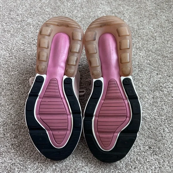 Nike Air Max 270 Light Soft Pink Rose White Womens Size 8 AH6789-604 - Picture 9 of 11